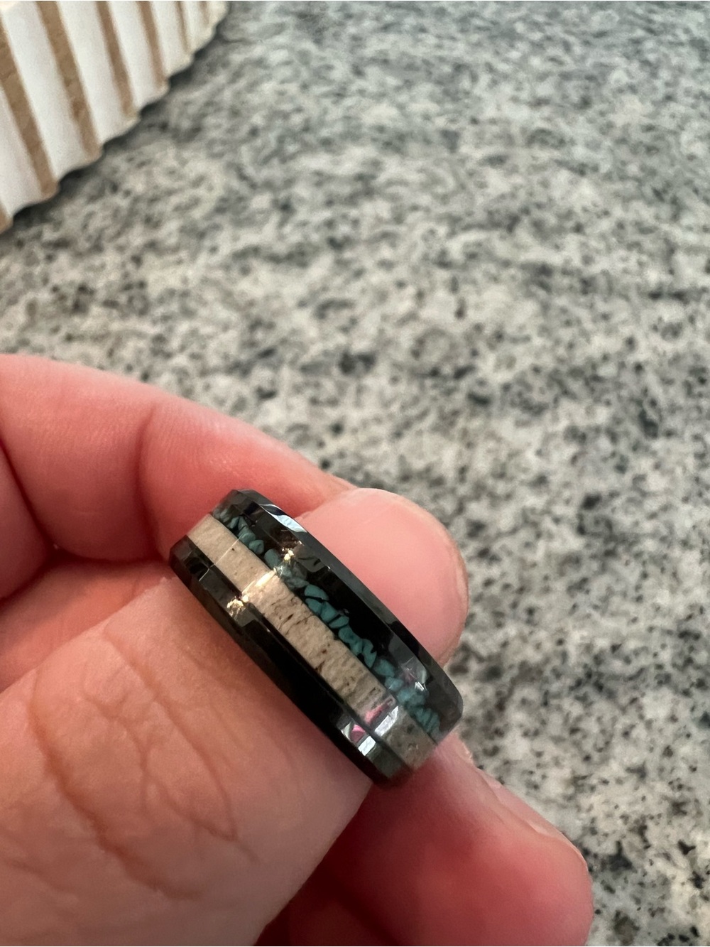 Black Tungsten Men’s Wedding Band